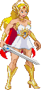 She-Ra: older sprite, Filmation design