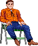 Joe Bob Briggs: 2021, chair relaxing Joe Bob Briggs: 2021, chair relaxing