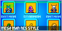 Mega Man NES style
