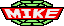 Mike - 80smedia logo style