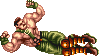 Haggar: forward jumping kick
