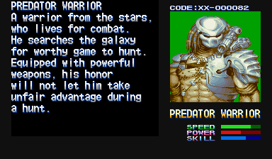 attract mode bio - Predator Warrior