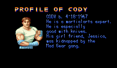 Cody's biography