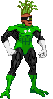 Green Lantern - Medphyl: 2026 stand from my 2026 slim male GL sprite base made from scratch